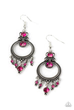 Load image into Gallery viewer, Palace Politics - Pink (Rhinestone) Earrings
