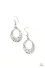 Load image into Gallery viewer, Showroom Sizzle - White (Rhinestone) Earring
