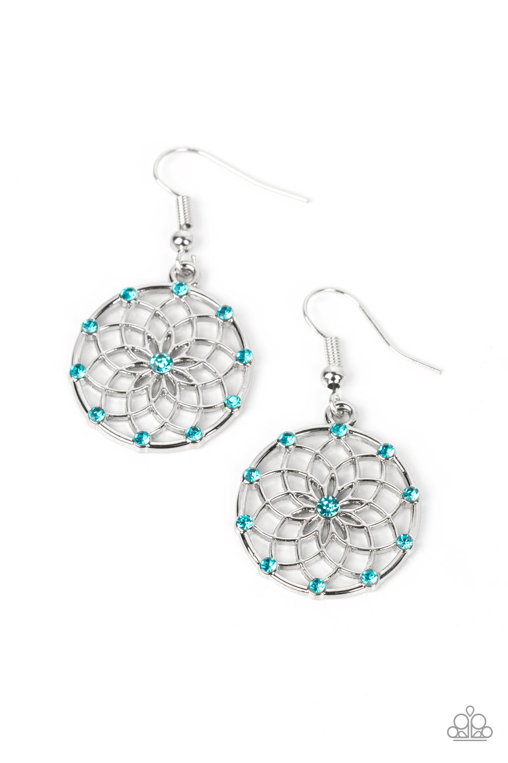 Springtime Salutations - Blue Earring