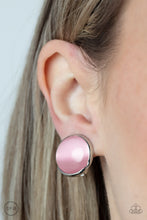 Load image into Gallery viewer, Cool Pools - Pink Clip-On Earring
