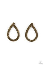 Load image into Gallery viewer, Diva Dust - Brass Post Earring
