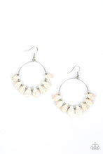 Load image into Gallery viewer, Canyon Quarry - White (Marble Stone) Earring
