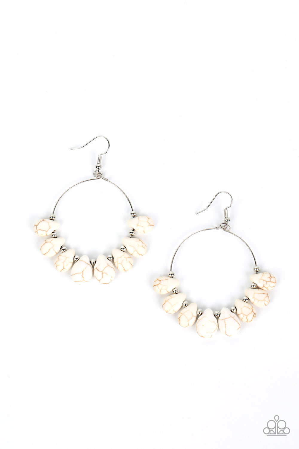 Canyon Quarry - White (Marble Stone) Earring