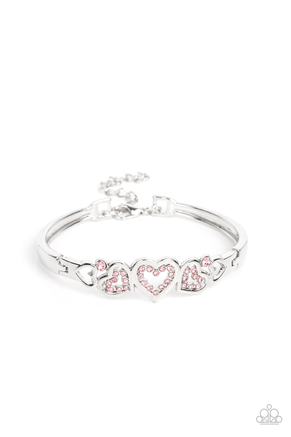 Seriously Smitten - Pink (Heart) Bracelet