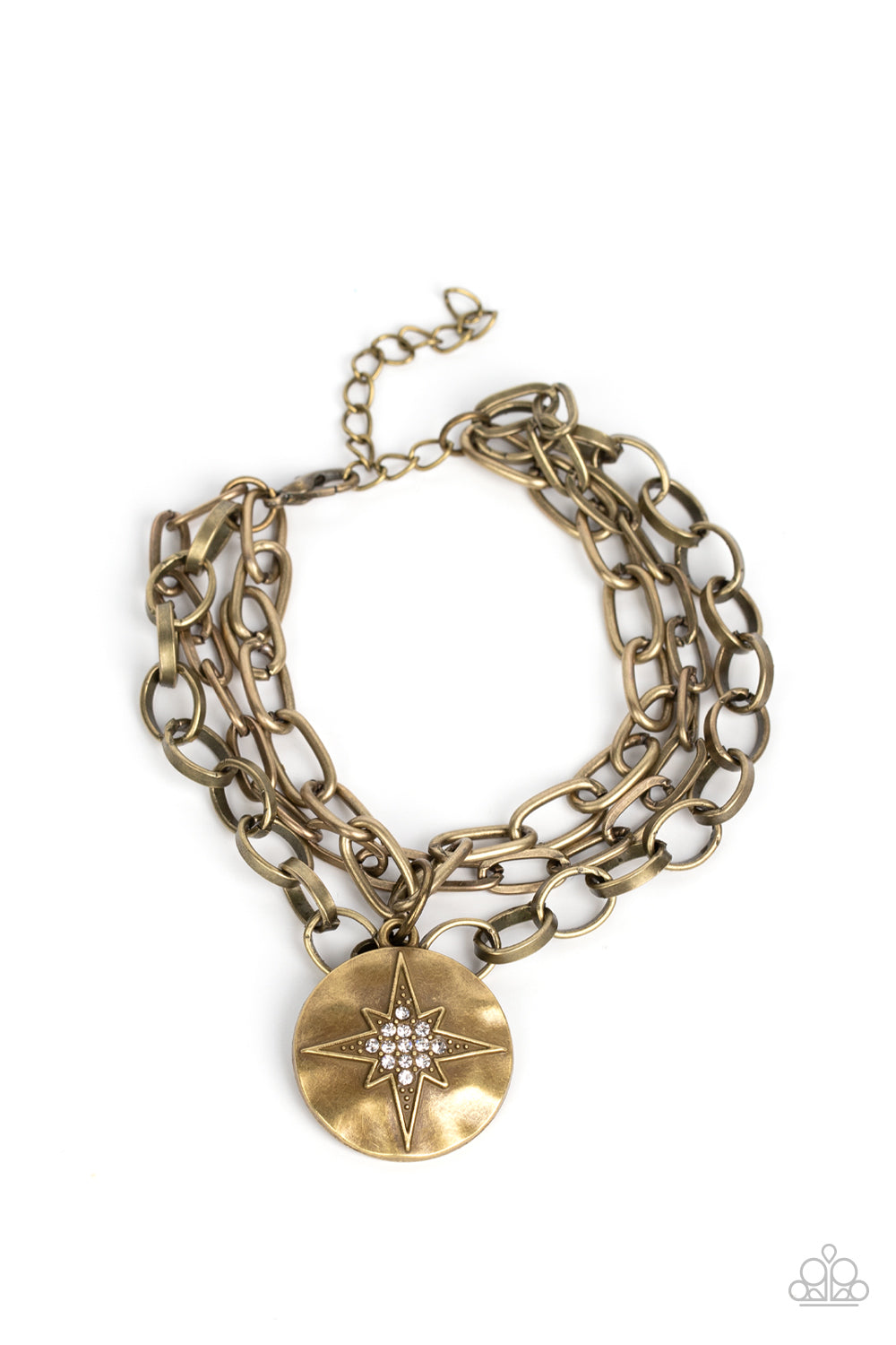 True North Twinkle - Brass Bracelet