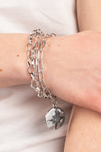 Load image into Gallery viewer, True North Twinkle - Silver (Hematite Rhinestone) Bracelet
