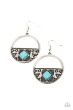 Load image into Gallery viewer, Sandstone Prairie - Blue (Turquoise) Earring
