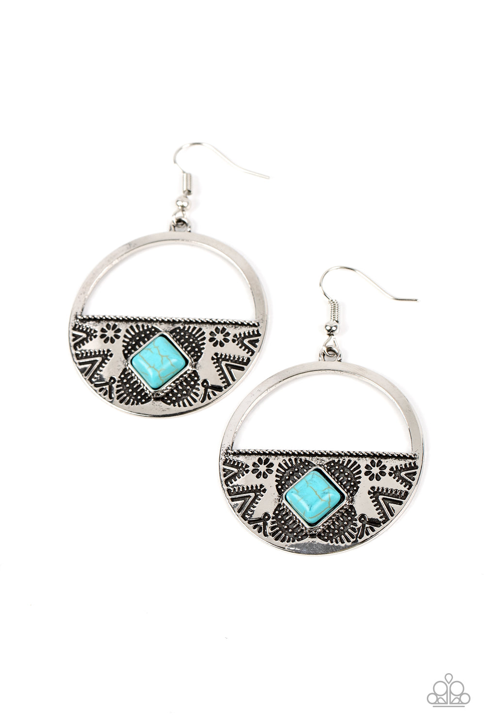 Sandstone Prairie - Blue (Turquoise) Earring