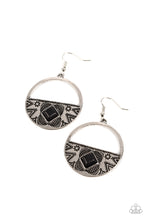 Load image into Gallery viewer, Sandstone Prairie - Black (Stone) Earring
