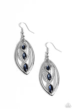 Load image into Gallery viewer, Extra Exuberant - Blue (Rhinestone) Earring
