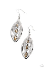 Load image into Gallery viewer, Extra Exuberant - Brown (Rhinestone) Earring
