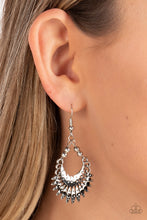 Load image into Gallery viewer, Lunar Luxury - Black (Rhinestone) Earring
