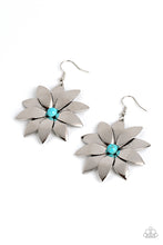 Load image into Gallery viewer, Pinwheel Prairies - Blue Turquoise) Earring
