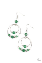 Load image into Gallery viewer, Eco Eden - Green (Jade Stone Bead) Earring
