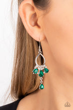 Load image into Gallery viewer, Coming in Clutch - Green Earring
