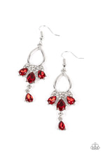 Load image into Gallery viewer, Coming in Clutch - Red Earring
