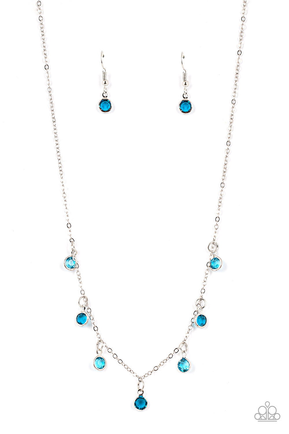 Carefree Charmer - Blue Necklace