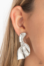 Load image into Gallery viewer, METAL-Physical Mood - Silver Post Earring
