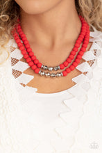 Load image into Gallery viewer, Summer Splash - Red Necklace
