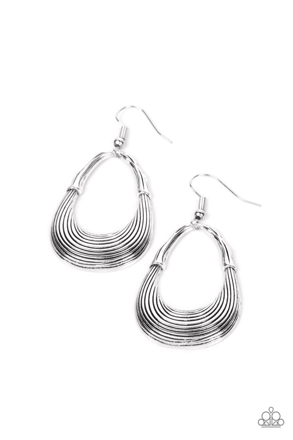 Terra Timber - Silver Earring