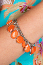 Load image into Gallery viewer, Serendipitous Shimmer - Orange Bracelet
