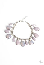 Load image into Gallery viewer, Serendipitous Shimmer - Silver (Gray Lilac Bead) Bracelet
