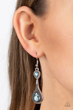 Load image into Gallery viewer, Dazzling Droplets - Blue (Rhinestone) Earring
