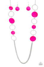 Load image into Gallery viewer, Beach Hub - Pink (Shell-like Discs) Necklace
