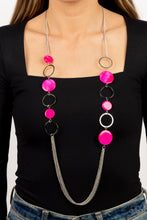 Load image into Gallery viewer, Beach Hub - Pink (Shell-like Discs) Necklace
