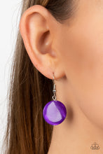 Load image into Gallery viewer, Beach Hub - Purple (Shell-Like Disc) Necklace
