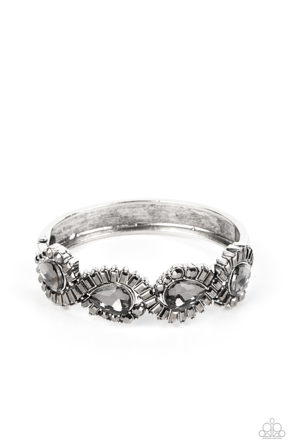 For the Win - Silver (Hematite) Bracelet