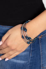 Load image into Gallery viewer, Marina Masterpiece - Blue (Pearl) Bracelet
