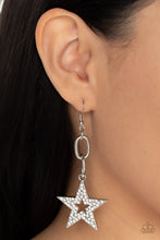 Load image into Gallery viewer, Cosmic Celebrity - White Star Rhinestone) Earring
