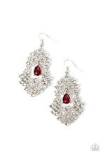 Load image into Gallery viewer, Sociable Sparkle - Red (Rhinestone) Earring
