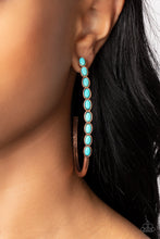 Load image into Gallery viewer, Artisan Soul - Copper (Turquoise Stone) Earring
