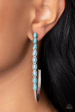 Load image into Gallery viewer, Artisan Soul - Blue (Turquoise) Earring
