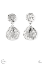 Load image into Gallery viewer, Metro Mermaid - Silver Clip-on Earrings
