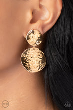 Load image into Gallery viewer, Rush Hour - Gold Clip-On Earring
