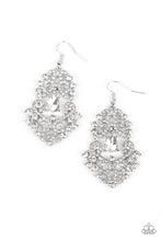 Load image into Gallery viewer, Sociable Sparkle - White (Rhinestone) Earring
