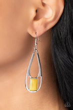 Load image into Gallery viewer, Adventure Story - Yellow Earring
