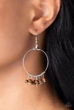 Load image into Gallery viewer, Free Your Soul - Brown (Tiger&#39;s Eye Stone) Earring
