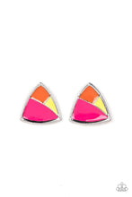 Load image into Gallery viewer, Kaleidoscopic Collision - Multi Post Earring
