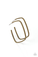 Load image into Gallery viewer, Major Flex - Brass Hoop Earring
