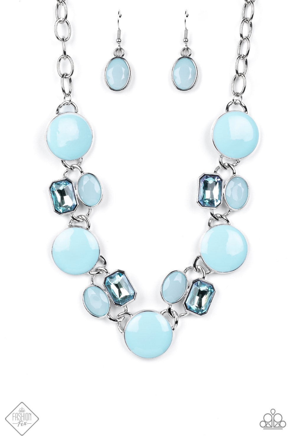 Dreaming in MULTICOLOR - Blue Necklace (GM-0522)