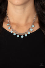 Load image into Gallery viewer, Moonbeam Magic - Blue (Crystal-Like Bead) Necklace
