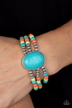 Load image into Gallery viewer, Stone Pools - Multi (Turquoise) Bracelet
