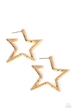 Load image into Gallery viewer, All-Star Attitude - Gold Earring
