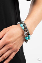 Load image into Gallery viewer, Sagebrush Saga - Blue (turquoise) Bracelet

