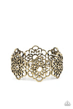 Load image into Gallery viewer, Baroque Bouquet - Brass Bracelet
