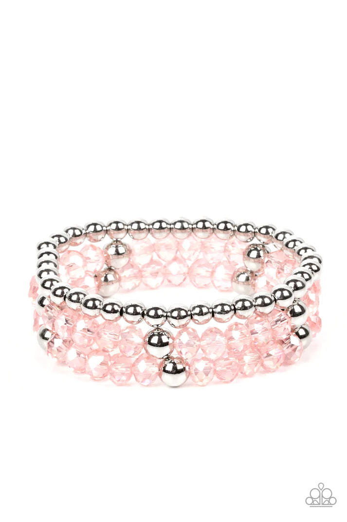 Prismatic Perceptions - Pink (Gossamer Crystal-Like) Bracelet